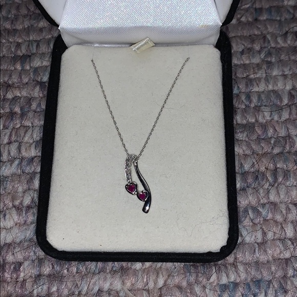 Kay Jewelers | Jewelry | Diamond And Ruby Necklace | Poshmark